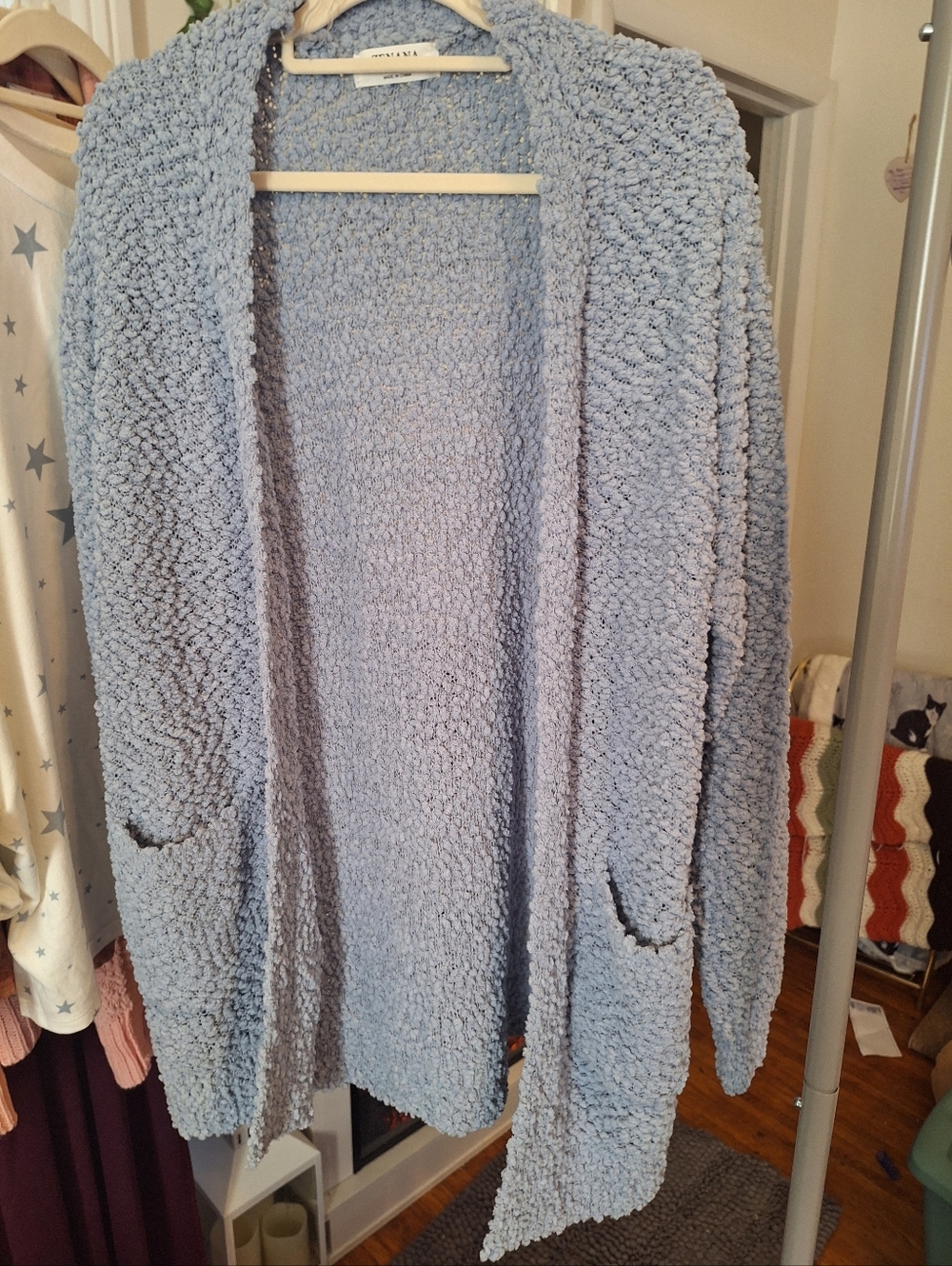 Zenana Brand Popcorn Knit Cardigan Women's Size 1x